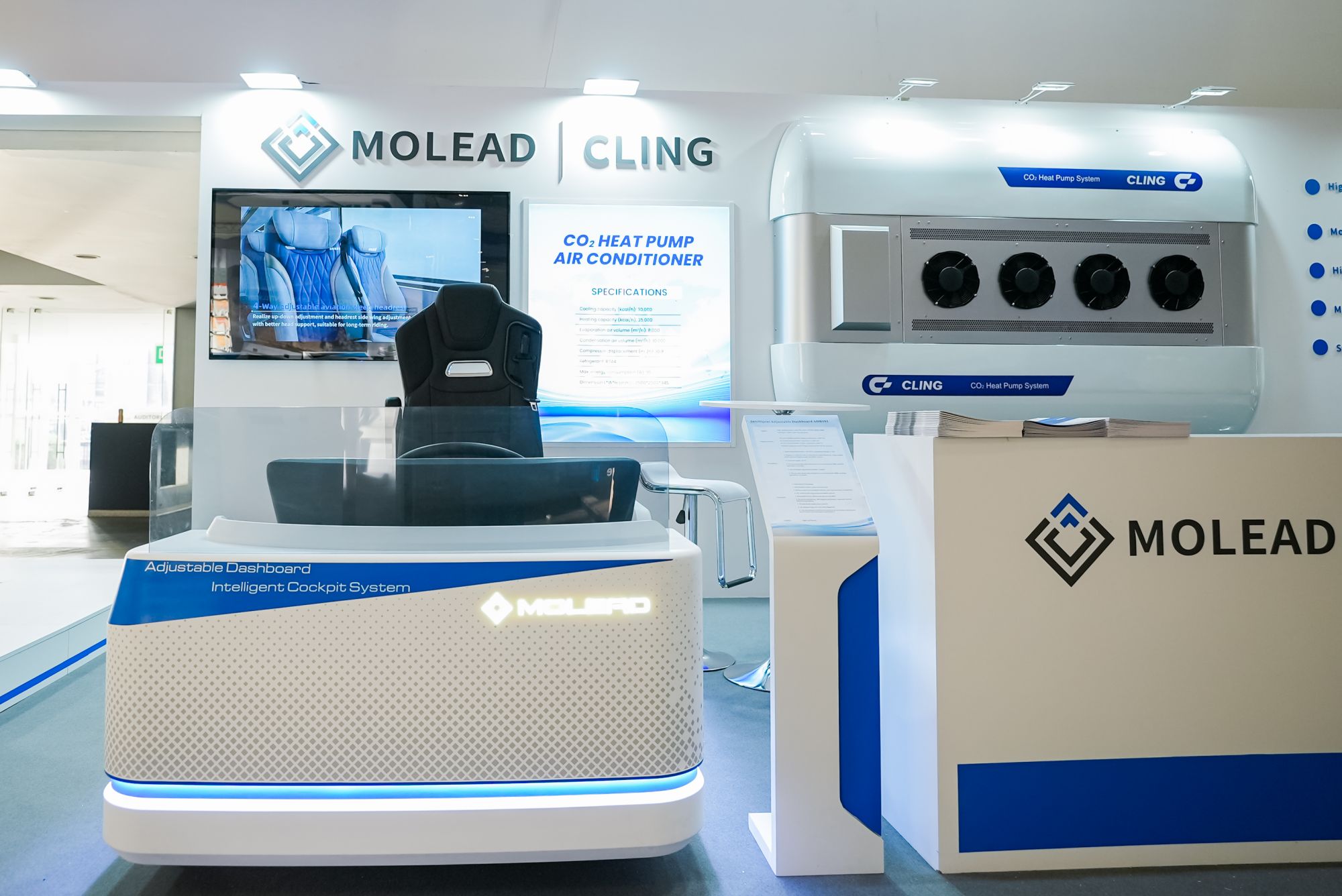 cling bus hvac system electric bus air conditioning battery thermal management system defroster