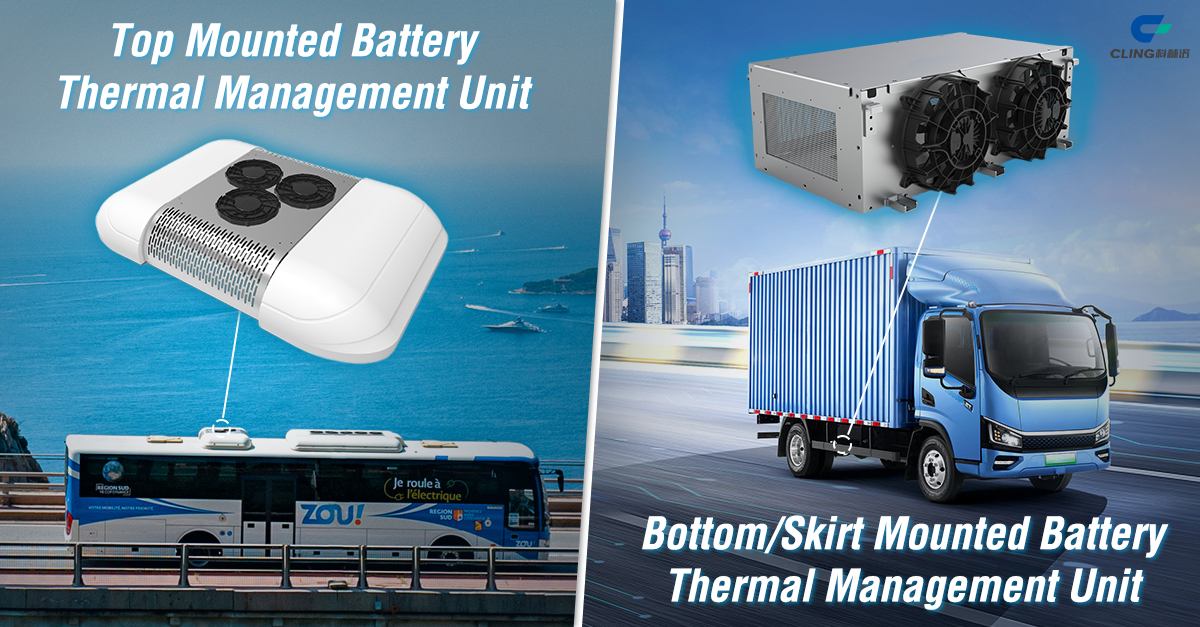 cling bus air conditioner battery thermal management system btms