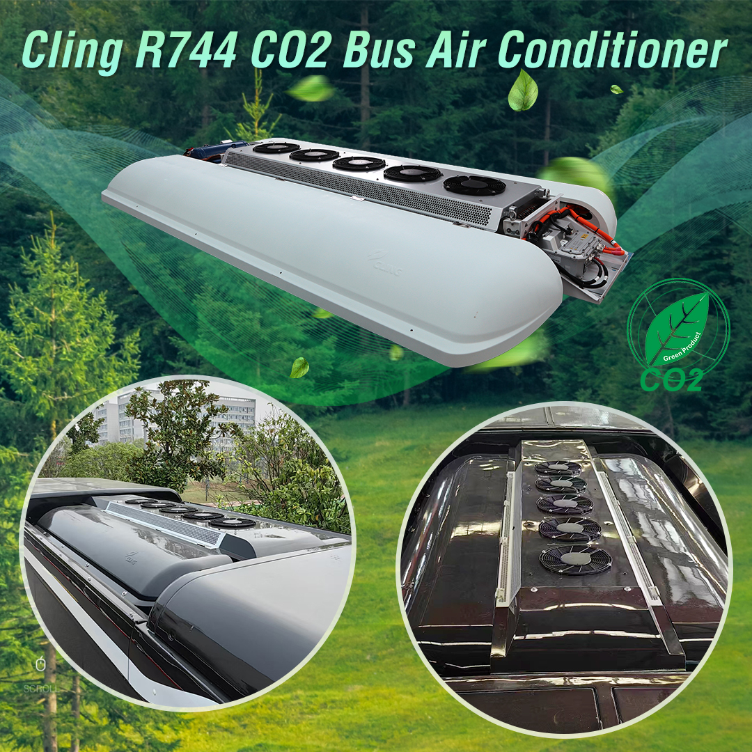 cling bus hvac system electric bus air conditioning battery thermal management system defroster