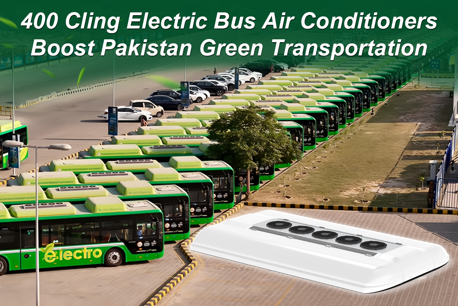 cling electric bus air conditioner