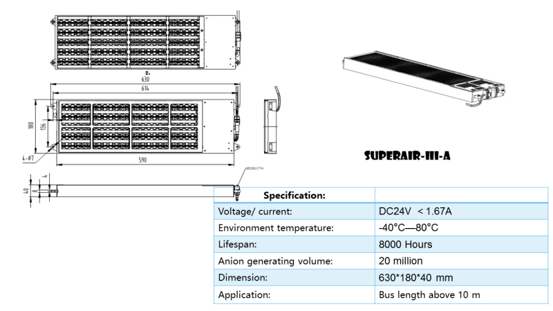 molead cling bus air conditioner HVAC system